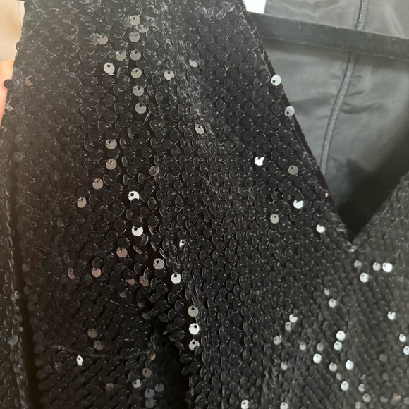 Akris‎ Punto Black Sleeveless Dress, Sequins and Velvet, 12 - Picture 4 of 11